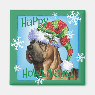 Íman Happy Howlidays Cane Corso
