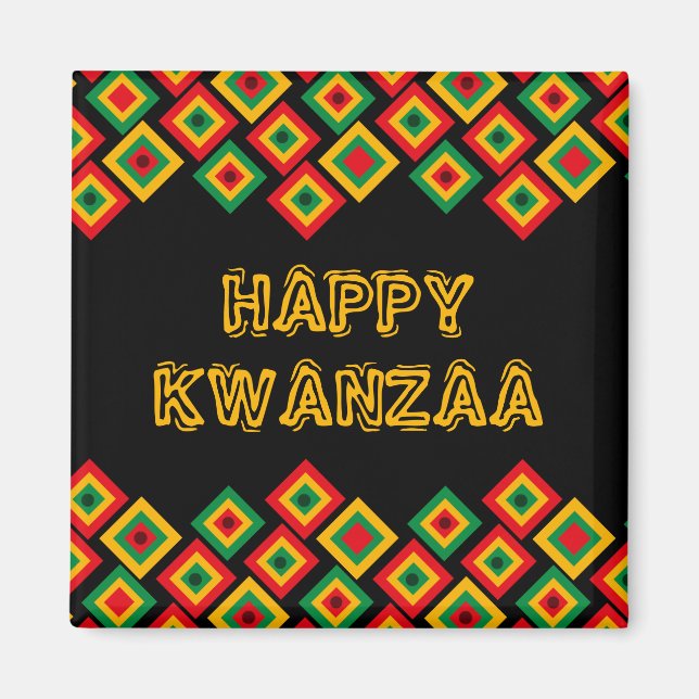 Íman Happy KWANZAA Magnet (Frente)