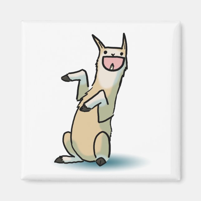 Íman Happy Llama (Frente)