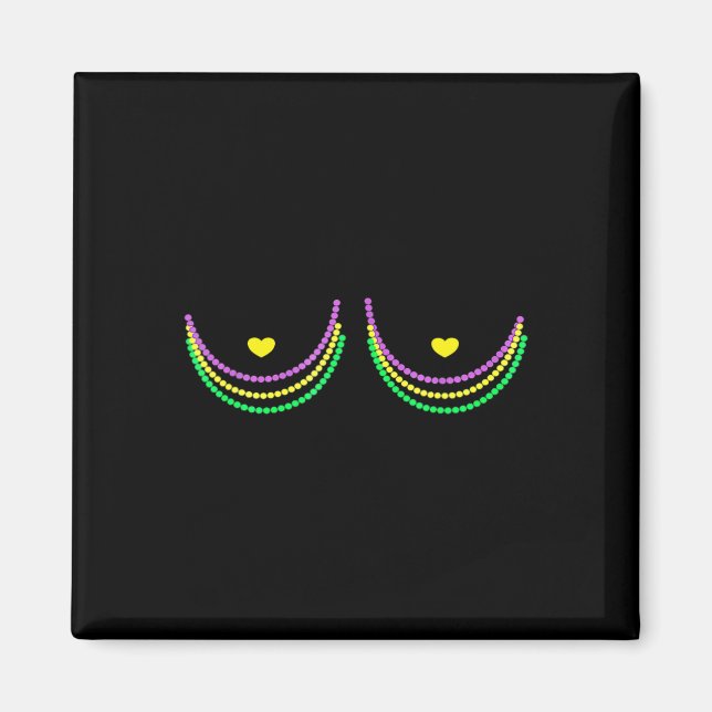 Íman Happy Mardi Gras Funny Mardi (Frente)