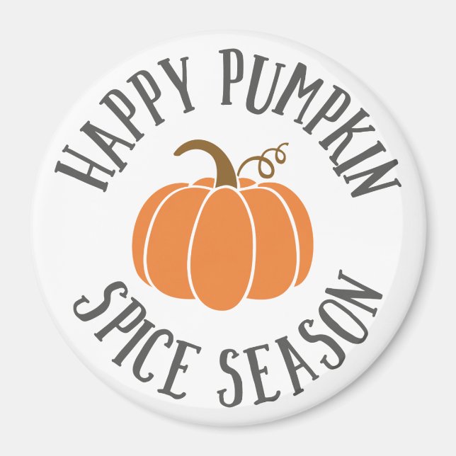 Íman Happy Pumpkin Spice Season (Frente)