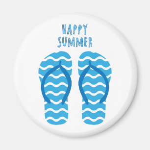 Íman Happy Summer Magnet Com Chinelos