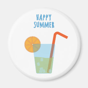Íman Happy Summer Magnet Com Cocktail