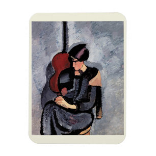 Íman Harald Giersing - Dame foran en guitar
