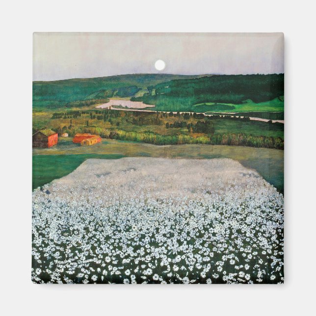 Íman Harald Sohlberg Flor Meadow no Norte (Frente)