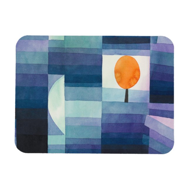 Íman Harbinger of autumn abstract watercolor Paul Klee (Horizontal)