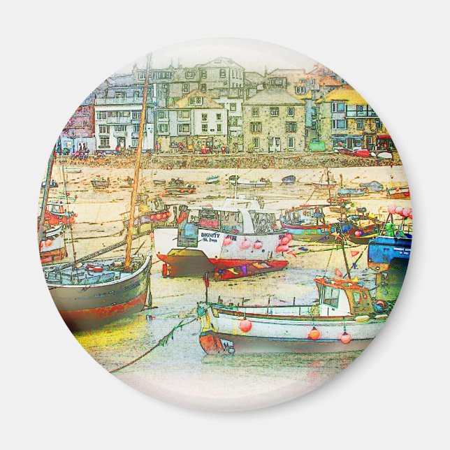 ÍMAN HARBOR COMO PINTURA (Frente)