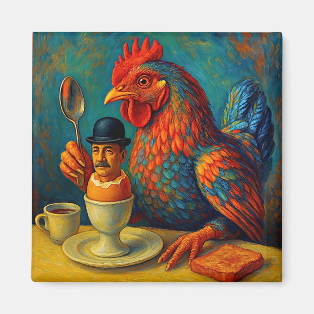 Íman Hard-Boiled Human - Fowl Play at Breakfast (Frente)