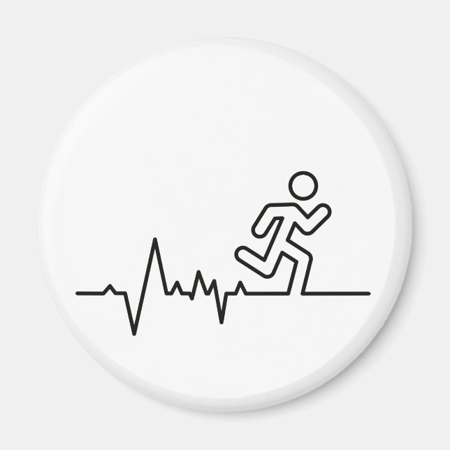 Íman Hardlopen, triatlon of marathon sport wedstrijd.  (Frente)