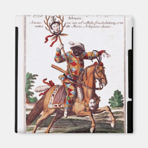 Íman Harlequin a cavalo
