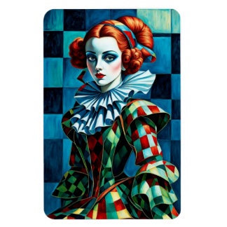 Íman "Harlequin Elegance - Art Magnet"