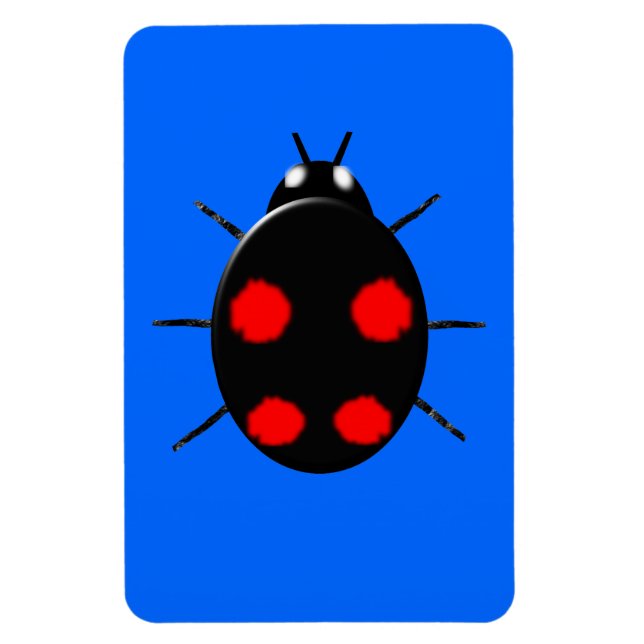 Íman Harlequin Ladybird Premium Magnet (Vertical)