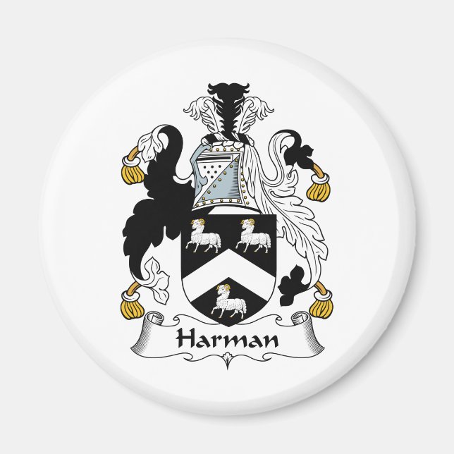Íman Harman Family Crest (Frente)
