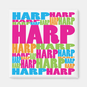 Íman Harpa colorida