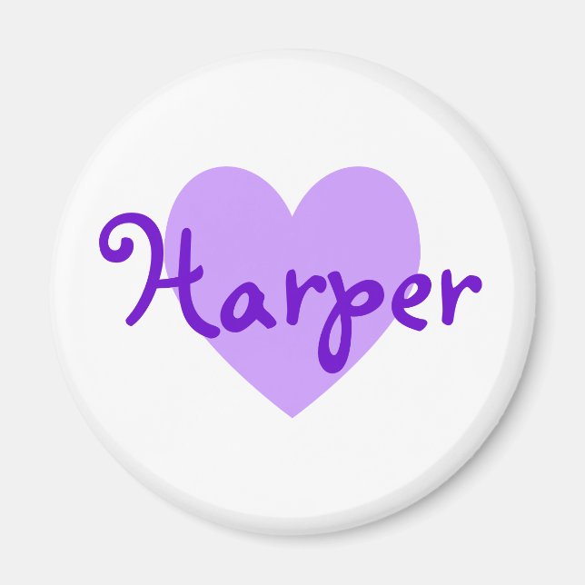 Íman Harper em Roxo (Frente)