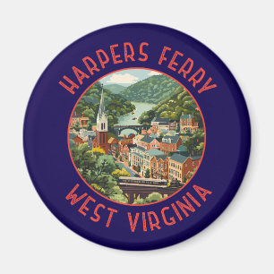 Íman Harpers Ferry Virgínia Ocidental Círculo Abandonad