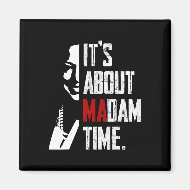 Íman Harris 2024 é sobre Madame Time Presidente Eleti (Frente)
