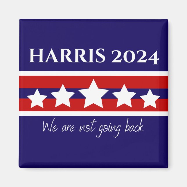 Íman Harris 2024 Não vamos voltar para o Magnet (Frente)