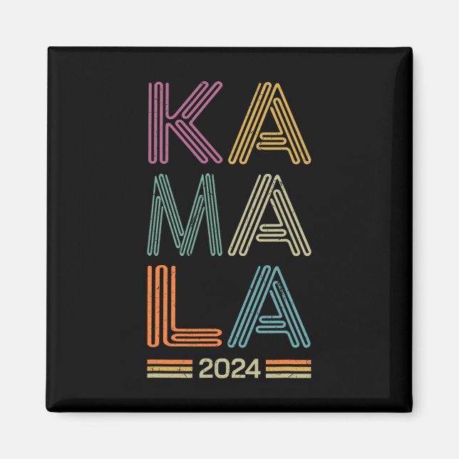 Íman Harris 2024 Para O Retro Da Campanha Eleitoral Pre (Frente)