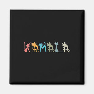 Íman Harris Cat Lettering Positive Funny
