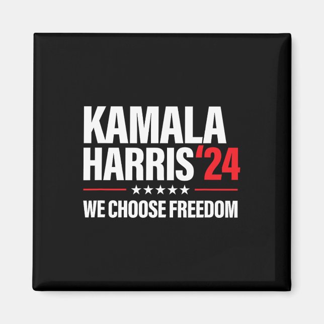 Íman Harris Para Presidente Eleição 2024 Escolhemos Lib (Frente)