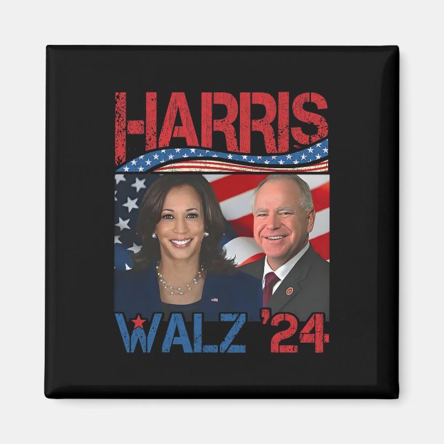 Íman Harris Tim Walz Waltz 3 (Frente)