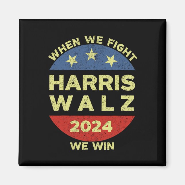 Íman Harris Tim WAlzheimer 2024 quando lutamos ganhamos (Frente)