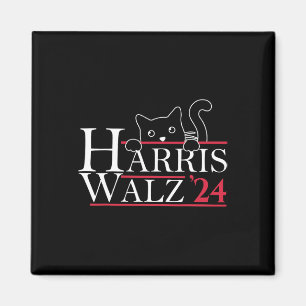 Íman Harris Waltz 2024 Gato Engraçado Lady Kamala Harri