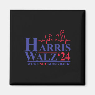 Íman Harris Waltz 2024 Não vamos voltar a Gato engraçad