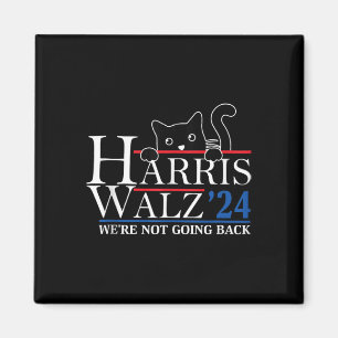 Íman Harris Waltz 2024 Não vamos voltar a Gato engraçad