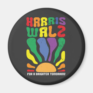 Íman Harris Waltz para um amanhã brilhante Kamala LGBT
