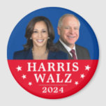 Íman Harris Walz 2024<br><div class="desc">Esta camiseta retrô é perfeita para mostrar seu apoio!</div>