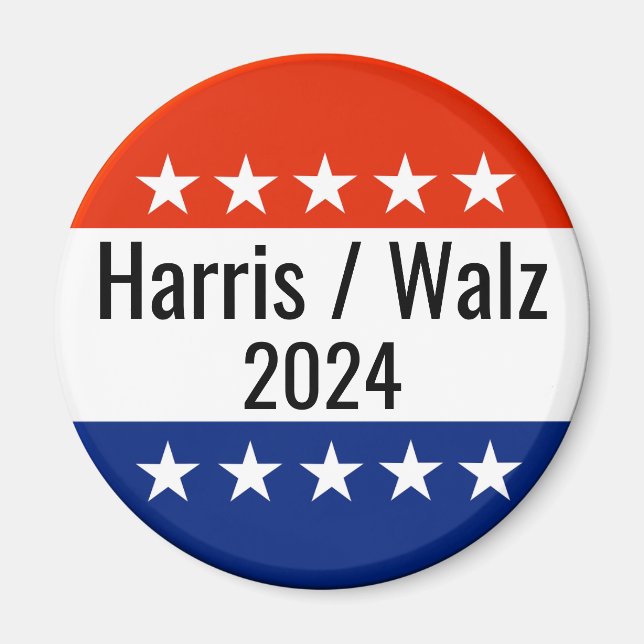 Íman Harris Walz 2024 Eleição (Frente)
