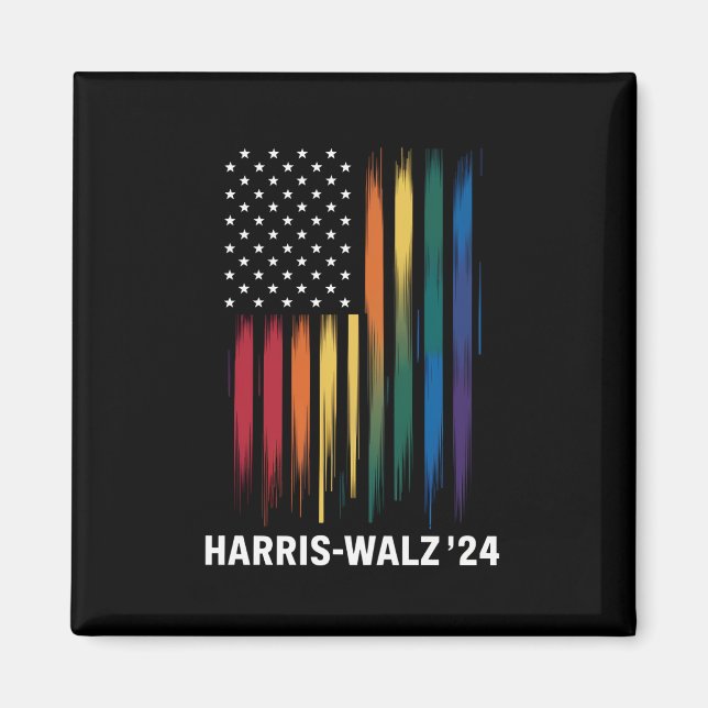 Íman Harris Walz 2024 Eleição Kamala Tim Waltz LGBT (Frente)