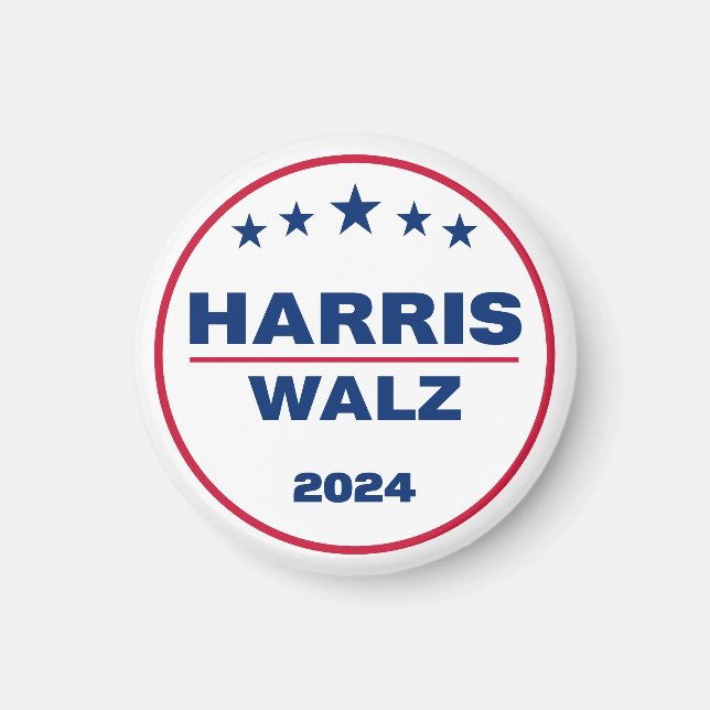 Íman Harris Walz 2024 Kamala Harris Tim Walz Eleição (Frente)