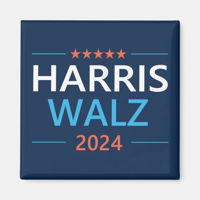 Íman Harris Walz 2024 para Presidente (Frente)