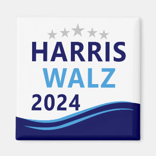 Íman Harris Walz 2024 para Presidente Blue Wave