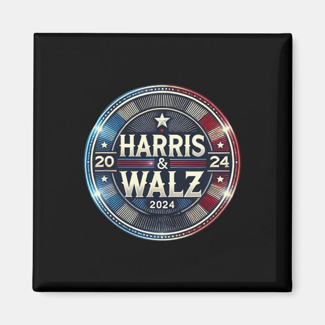 Íman Harris Walz 2024 Presidente da República (Frente)