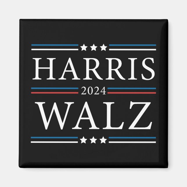 Íman Harris Walz eleições de 2024 (Frente)