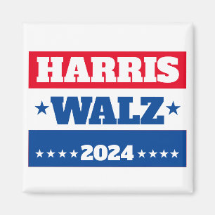 Íman Harris Walz Tim Walz 2024 Campaign Blue Red