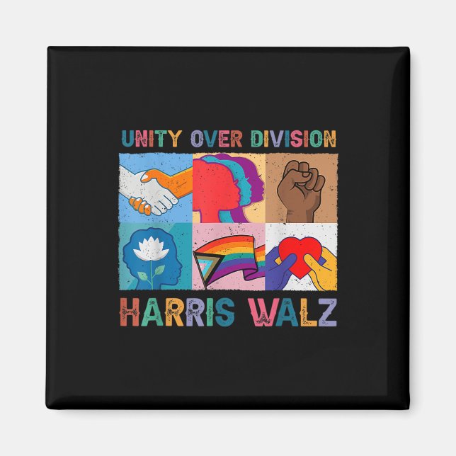 Íman Harris Wheimer 2024 Unity Over Division Kamala Har (Frente)
