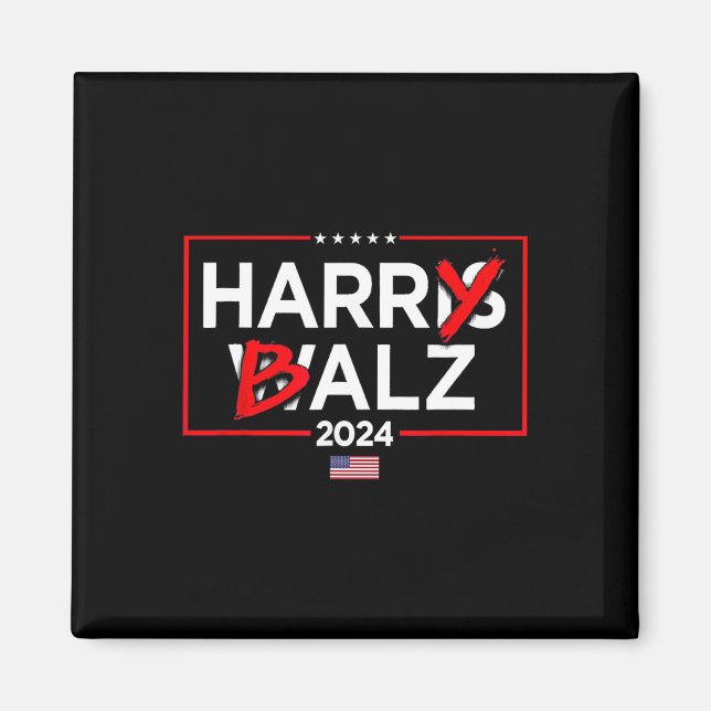 Íman Harry Bheimer Harris 24 Kamala Harris Para Preside (Frente)