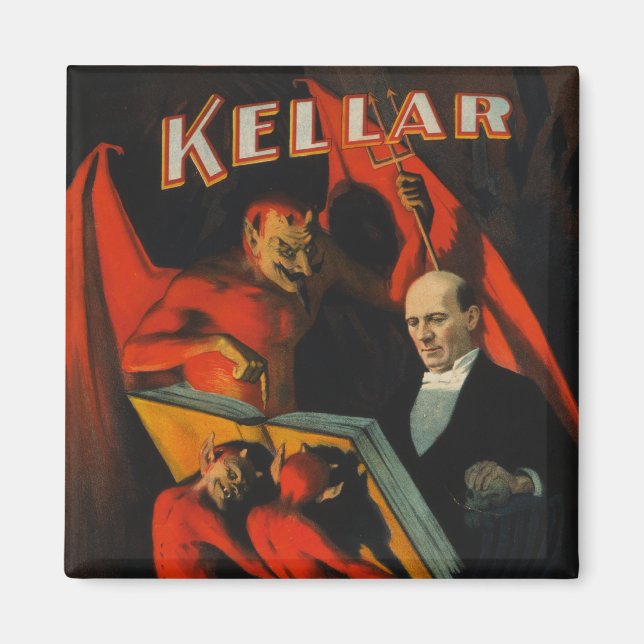 Íman Harry Kellar Poster Magnet (Frente)