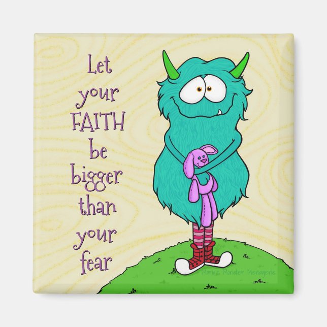 Íman Harry, o monstro, ímã com aspas (Frente)