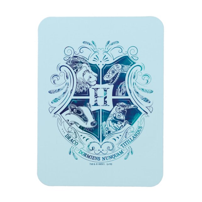 Íman Harry Potter | Aguamenti HOGWARTS™ Crest (Vertical)