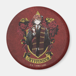 Íman HARRY POTTER™   Anime Ron Weasley House Crest