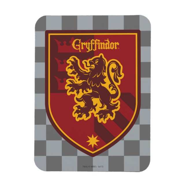 Íman Harry Potter | Brasão de Orgulho da Casa Gryffindo (Vertical)