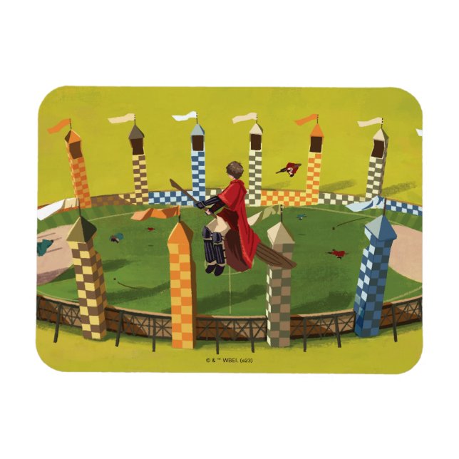 Íman HARRY POTTER™ buscando o dedo do Ouro (Horizontal)