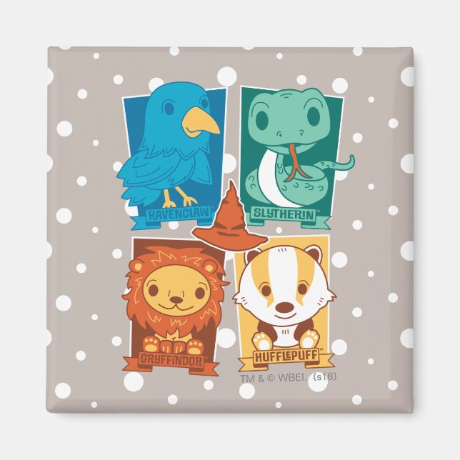 ÍMAN HARRY POTTER™ | CASAS DE HOGWARTS™ (Frente)