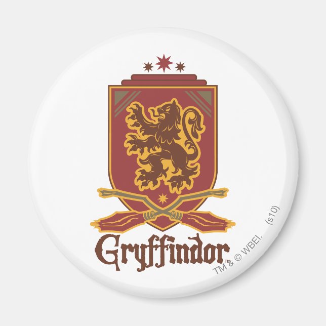 Íman Harry Potter | Crachá Gryffindor QUIDDITCH™ (Frente)
